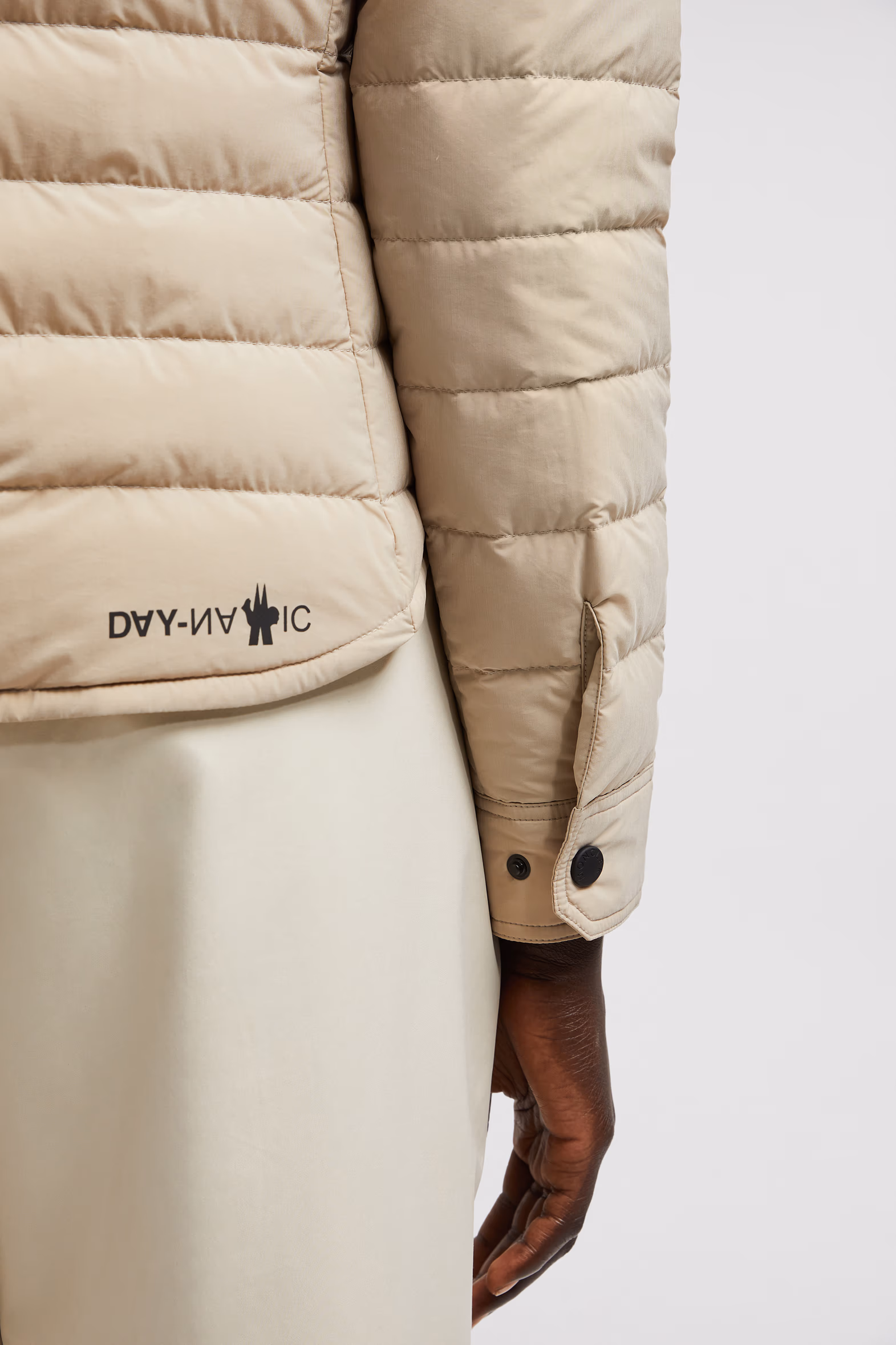 Rozes Packable Down Shirt Jacket Women Light Beige Moncler 8